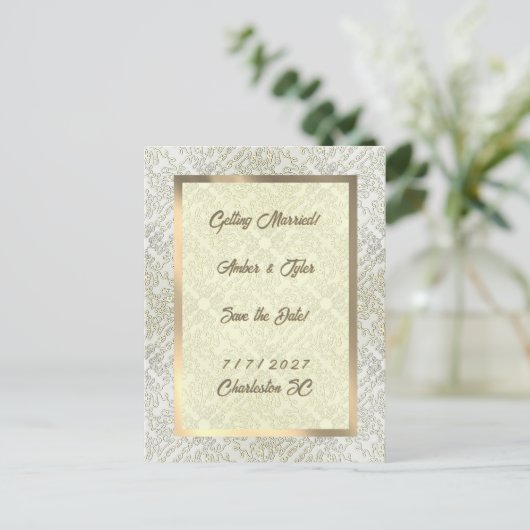 Elegant Scribble Pattern Briefkaart (Staand voorkant)