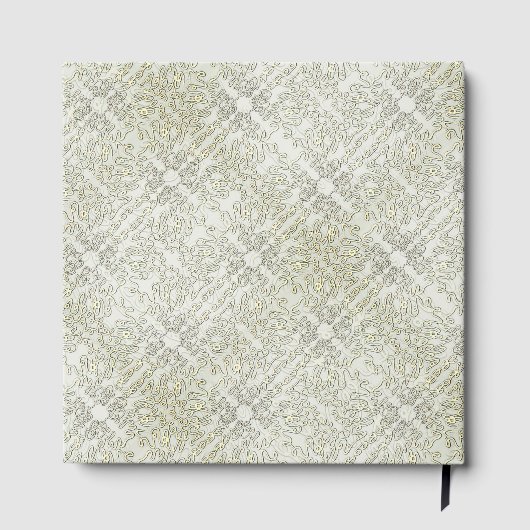 Elegant Scribble Pattern Gastenboek (Achterkant)