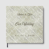 Elegant Scribble Pattern Gastenboek (Voorkant)