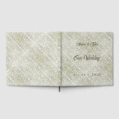 Elegant Scribble Pattern Gastenboek (Volledig)