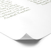 Élégant Scrip 20 Tableau Rose Mariage Siège (Coin)