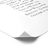 Élégant Script 13 Tables Bienvenue Tableau de sièg (Coin)