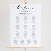 Elegant Script 13 Tafels Welkom Zittingkaart Poster
