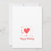 Élégant Script 3 Photo Collage Carte Vacances (Dos)