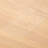 Elegant script 80 jaar zwart goud 80 jaar acryl uitnodigingen (Laagn)