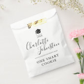 Elegant Script Afstudeerfeest 'One Smart Cookie' Bedankzakje (Gezegeld)