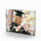 Elegant Script Afstuderen 20xx horizontaal Fotoblokken (Rechts)