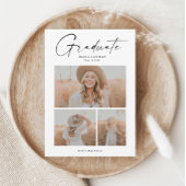 Elegant Script Afstuderen het Afstuderen van de Co Magnetische Uitnodiging