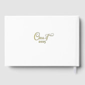Elegant script Afstuderen Luxury Real Gastenboek (Achterkant)