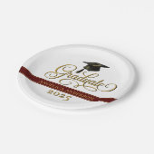 Elegant script Afstuderen papier Bord (Gekanteld)