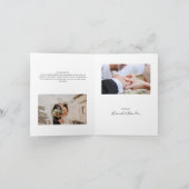 Elegant Script Bedankt (Binnen)