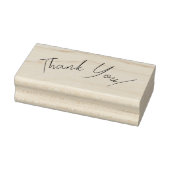 Elegant script bedankt 	rubberstempel (Stempel)