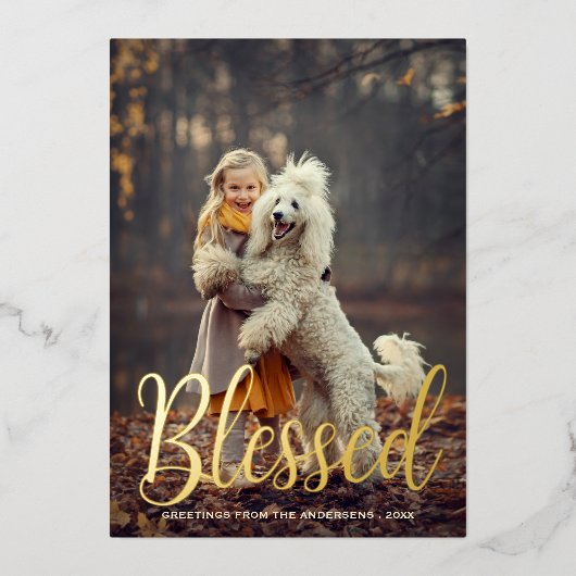 Élégant Script Blessé Noël Vacances (Recto)