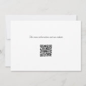 Elegant script bloeiende foto save the date (Achterkant)