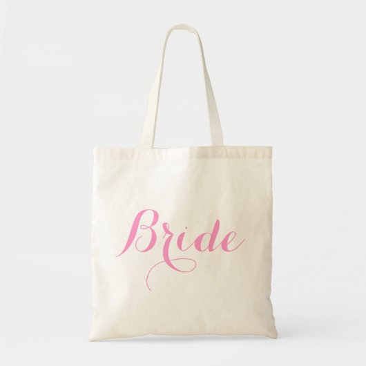 Elegant Script Bride Tas (Voorkant)