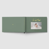 Elegant script bruiloft foto salie gastenboek (Volledig)