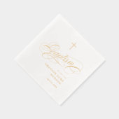 Élégant Script Calligraphie Genre Baptême neutre (Droite)