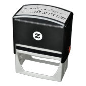 Elegant Script Calligraphy Name Return Address Zelfinktende Stempel (Product)