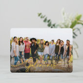 Élégant Script Carte photo à huile de la Saint-Gal (Debout devant)