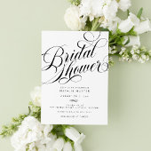 Elegant Script Chic Modern Vrijgezellenfeest Kaart