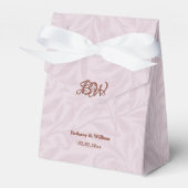 Elegant Script Couples Monogram Wedding Bag Bedankdoosjes (Voorkant Zijde)