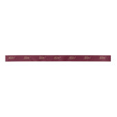 Elegant Script Couples Monogram Wedding Ribbon Lint (Voorkant)
