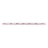 Elegant Script Couples Monogram Wedding Terracotta Lint (Voorkant)