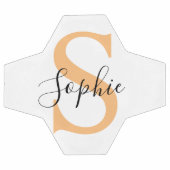 Elegant Script Custom Name Personalized Gift Voetbal (Enkel)