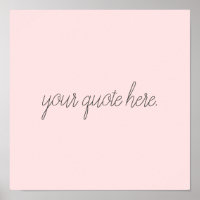 Elegant Script Custom Quote