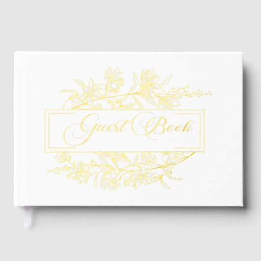 Élégant script de calligraphie de cadre floral (Recto)