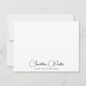 Élégant script de calligraphie Nom Modèle personna (Devant)