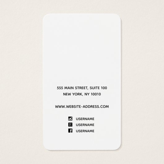 Élégant Script de Flore Rouge (Dos)