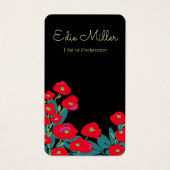 Élégant Script de Flore Rouge (Devant)