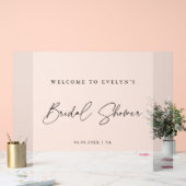 Élégant script de la Fête des mariées gelée Bienve (Mariage)