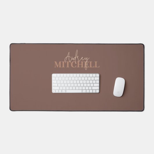Élégant script de signature Monogramme Brown (Clavier et souris)