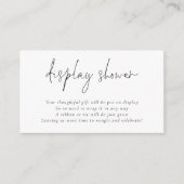 Elegant Script Display Vrijgezellenfeest Informatiekaartje (Voorkant)