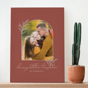 Elegant script Een betere combinatie van familie Canvas Afdruk