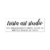 Elegant Script Eenvoudig Modern Zelfinktende Stempel (Design)