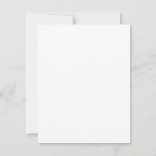 Elegant Script Eenvoudige moderne bruiloft informa Kaart (Achterkant)