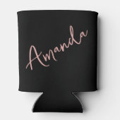 Elegant script en persoonlijke vaardigheden blikjeskoeler (Achterkant)