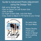 Elegant Script Familie Leven Liefde Quote Naam & F Magneet