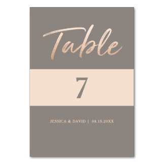 Elegant Script Faux Folie Kaart