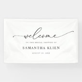 Élégant Script Fête des mariées moderne Bannière d (Horizontal)