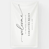 Élégant Script Fête des mariées moderne Bannière d (Vertical)