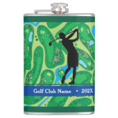 Élégant script Flacon de la Ligue de Golf féminin  (Devant)