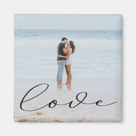 Elegant script | Foto Magnet Magneet (Voorkant)