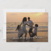 Elegant Script Foto Merriest Christmas Feestdagenkaart (Voorkant)