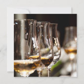 Elegant Script, Foto Stock de Bar Couples Douche Kaart (Achterkant)