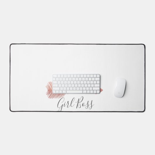 Élégant Script Girl Boss flèche rose (Clavier et souris)