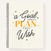 Elegant Script Goal Planner Afstuderen Klasse van  Notitieboek (Voorkant)